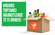 Migros Toptan Marketler De 75 Tl Bonus Turk Ekonomi Bankasi