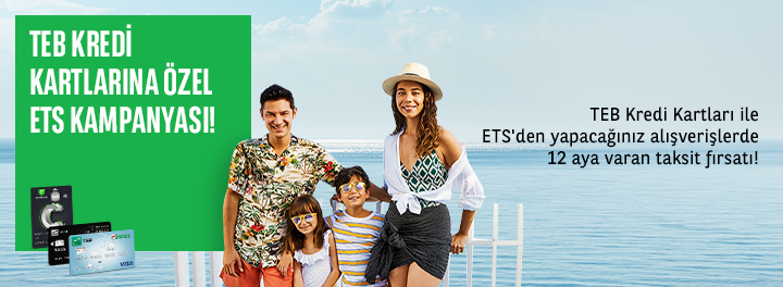 ETS�de TEB Bonus�a Özel 12 Taksit Türk Ekonomi Bankası