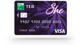 TEB She Card