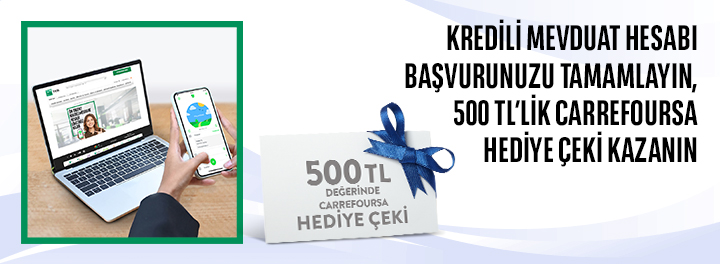 500 TL CarrefourSA Hediye Çeki