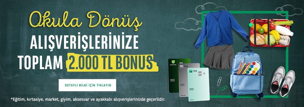 Toplam 2.000 TL Bonus!