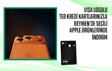 Visa Logolu TEB Kredi Kartlarınızla Beymen'de Seçili Apple Ürünlerinde İndirim 