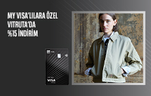My Visa'lılara Özel Vitruta'da %15 İndirim