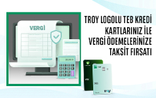 TROY Logolu TEB Kredi Kartlarınız ile Vergi Ödemelerinize Taksit Fırsatı!