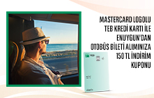 TEB Mastercard Logolu Kredi Kartları ile Enuygun'da 150 TL İndirim Kuponu!