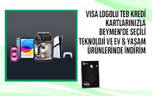 Visa Logolu TEB Kredi Kartlarınızla Beymen'de Seçili Teknoloji ve Ev & Yaşam Ürünlerinde İndirim!