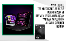 TEB Visa Logolu Kredi Kartlarına Özel Beymen.com ve Beymen Uygulamasından Yapılan Seçili Apple Ürünü Alışverişlerinde İndirim