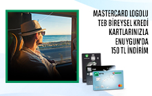 TEB Mastercard Logolu Kredi Kartlarınızla ENUYGUN.com Mobil Uygulaması’nda İlk Otobüs Biletine 150 TL İndirim!
