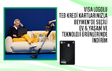 TEB Visa Logolu Bireysel Kredi Kartları ile Beymen.com ve Beymen Uygulamasında seçili Ev & Yaşam ve Teknoloji Ürünlerinde İndirim!