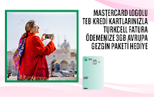 Mastercard Logolu TEB Kredi Kartlarınızla Turkcell Fatura Ödemenize Avrupa Gezgin Paketi Hediye!