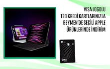 TEB Visa Logolu Kredi Kartlarına Özel Beymen.com ve Beymen Uygulamasından Yapılan Seçili Apple Ürünü Alışverişlerinde İndirim