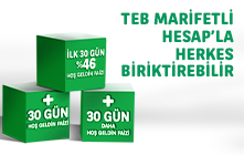 Marifetli Hesap 30+30+30 Hoş Geldin Kampanyası