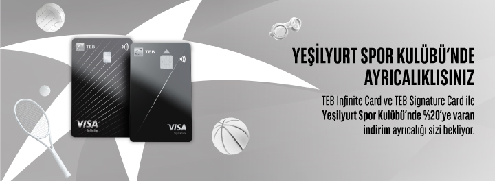 Yeşilyurt Spor Kulübü Üyeleri TEB'de Ayrıcalıklı! 