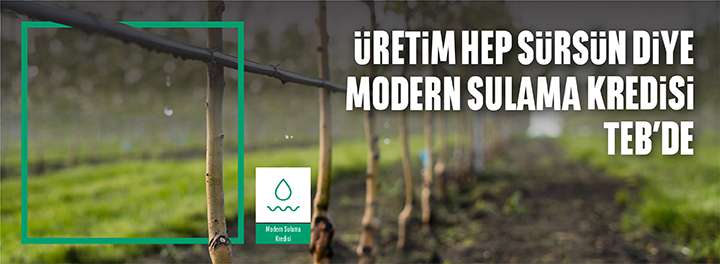 Modern Sulama Kredisi 