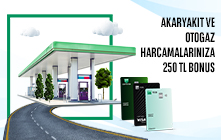 TEB Bireysel Kredi Kartları ile Akaryakıt ve Otogaz Harcamanıza 250 TL Bonus! 