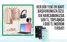 TEB'den Sevdikleriniz için Ek Kart Başvurularında Bu Aya Özel toplam 1.000 TL İndirim!
