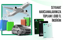 Seyahat Harcamalarınıza Toplam 1.000 TL İndirim!