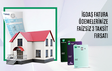 TEB Bireysel Kredi Kartlarınızla CEPTETEB Mobil’den Yapılacak İgdaş Doğalgaz Ödemelerinize Faizsiz 3 Taksit!