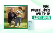 TEB'den Emekli Müşterilerine Özel 2000 TL ve üzeri harcamanıza toplam 2000 TL Bonus!