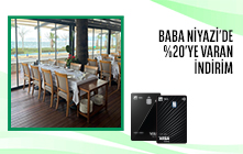 Baba Niyazi'de %20'ye varan İndirim!