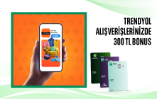 Trendyol Alışverişlerinize 300 TL Bonus!