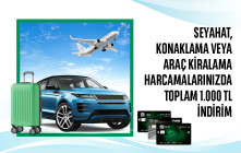 TEB Ticari Kredi Kartları ile Seyahat Harcamalarınıza Toplam 1.000 TL İndirim!