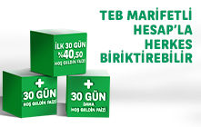 Marifetli Hesap 30+30+30 Hoş Geldin Kampanyası