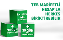 Marifetli Hesap 30+30+30 Hoş Geldin Kampanyası