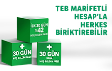Marifetli Hesap 30+30+30 Hoş Geldin Kampanyası