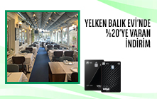 Yelken Balık Evi'nde %20'ye varan İndirim!