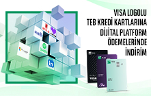 Visa Logolu TEB Kredi Kartlarına Özel Dijital Platform Ödemelerinde İndirim