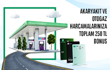 TEB Bireysel Kredi Kartları ile Akaryakıt ve Otogaz Harcamanıza Toplam 250 TL Bonus! 