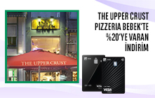 The Upper Crust Pizzeria Bebek'te %20'ye varan İndirim!