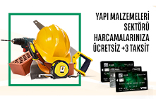 TEB Ticari Kredi Kartları ile Yapı Market Harcamalarınıza Faizsiz +3  Taksit Fırsatı !