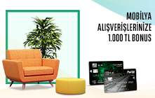 TEB Ticari Kredi Kartları ile Mobilya Harcamanıza Toplam 1.000 TL Bonus!