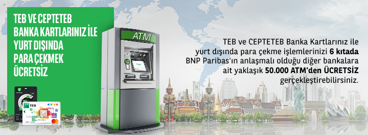 Yurt Dışı ATM Kullanımı