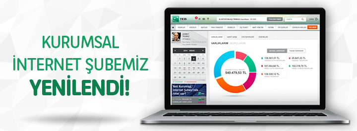 TEB Kurumsal İnternet Şubesi