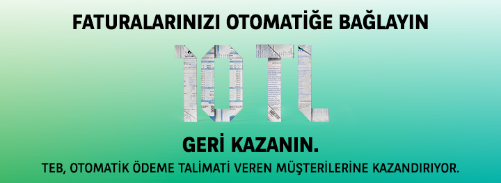 Otomatik Geri Ödeme Otomatik Geri Ödeme